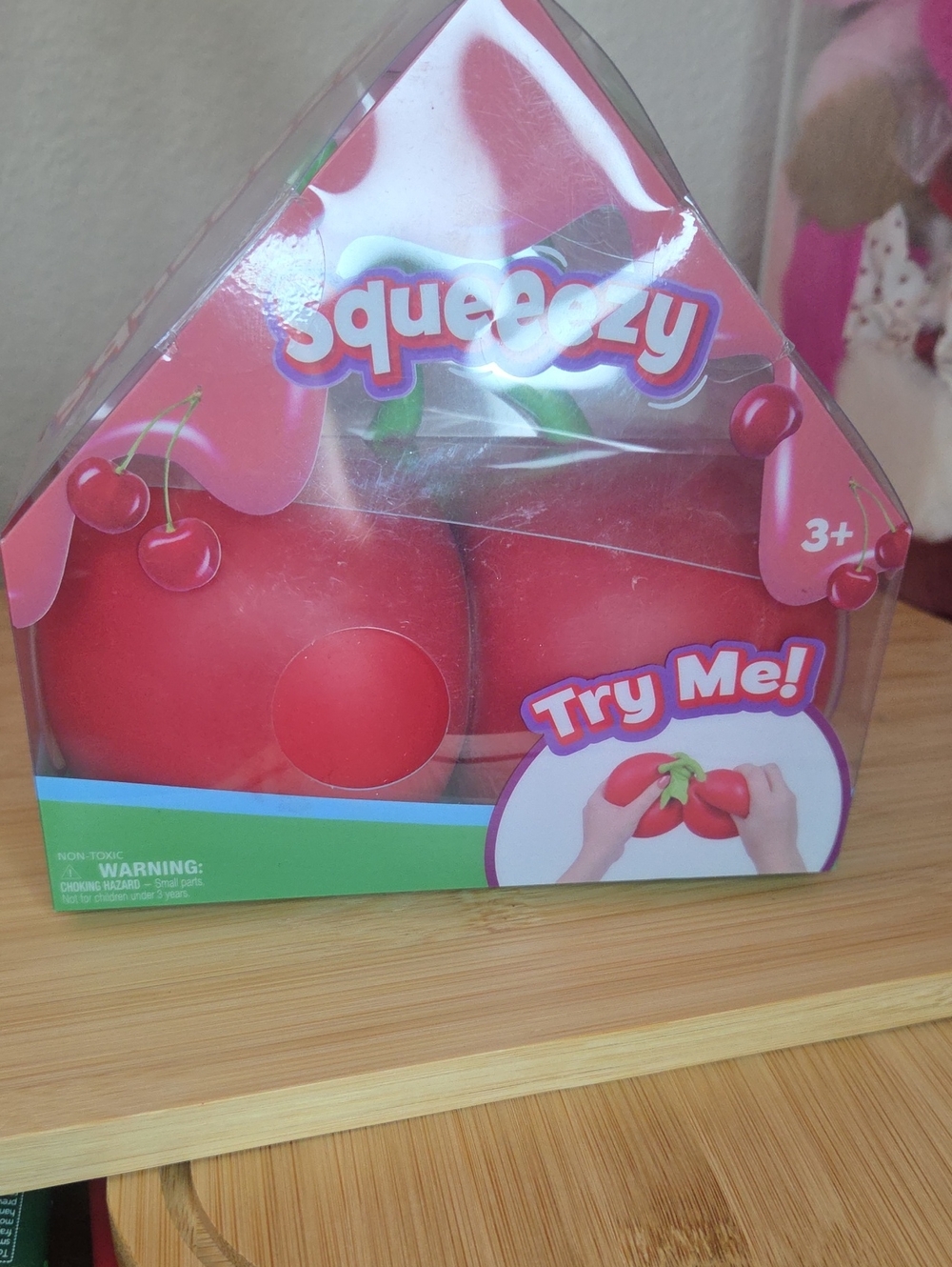 Red Cherry Stress Toy - Brand